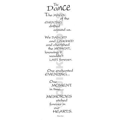 Quick Quotes - Vellum The Dance Quote